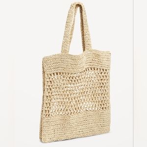Straw-paper Crochet Tote Bag